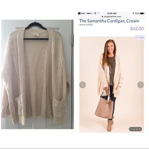 Cream Cardigan